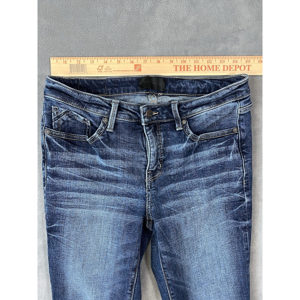 Women's Buckle Black Bootcut No 53 Flare Jeans Denim 29x34 Dark Low/mid Rise - Picture 7 of 7